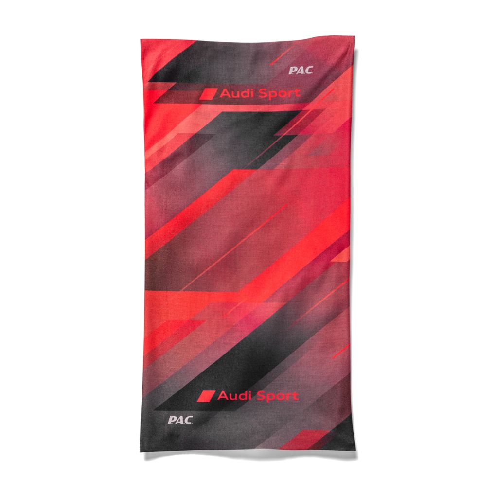 Audi Sport csősál, piros/szürke