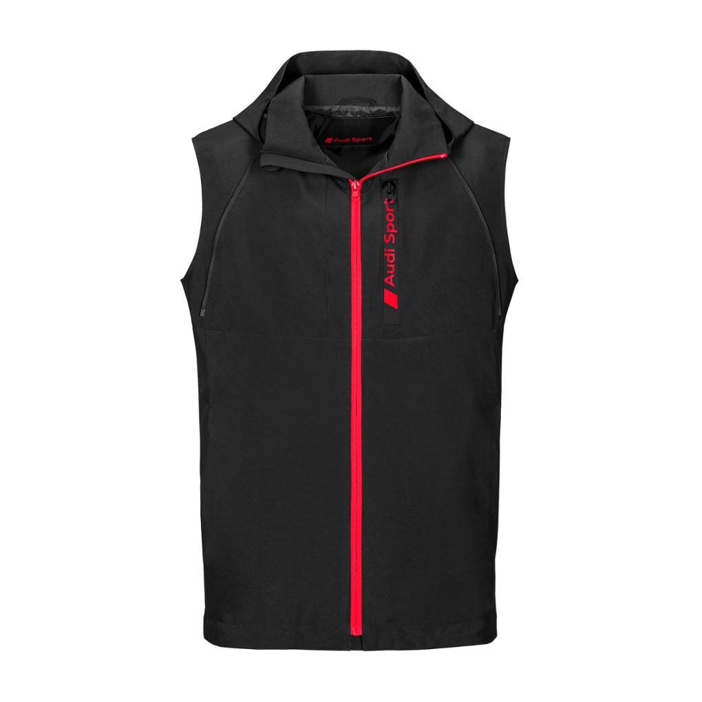 Audi Sport 2in1 férfi átmeneti dzseki, fekete