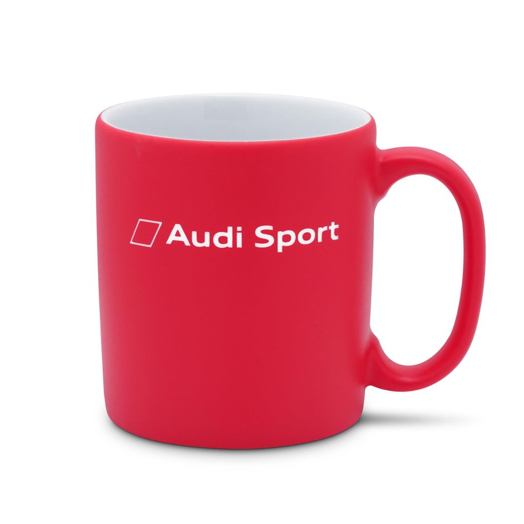 Audi Sport bögre, pirosv