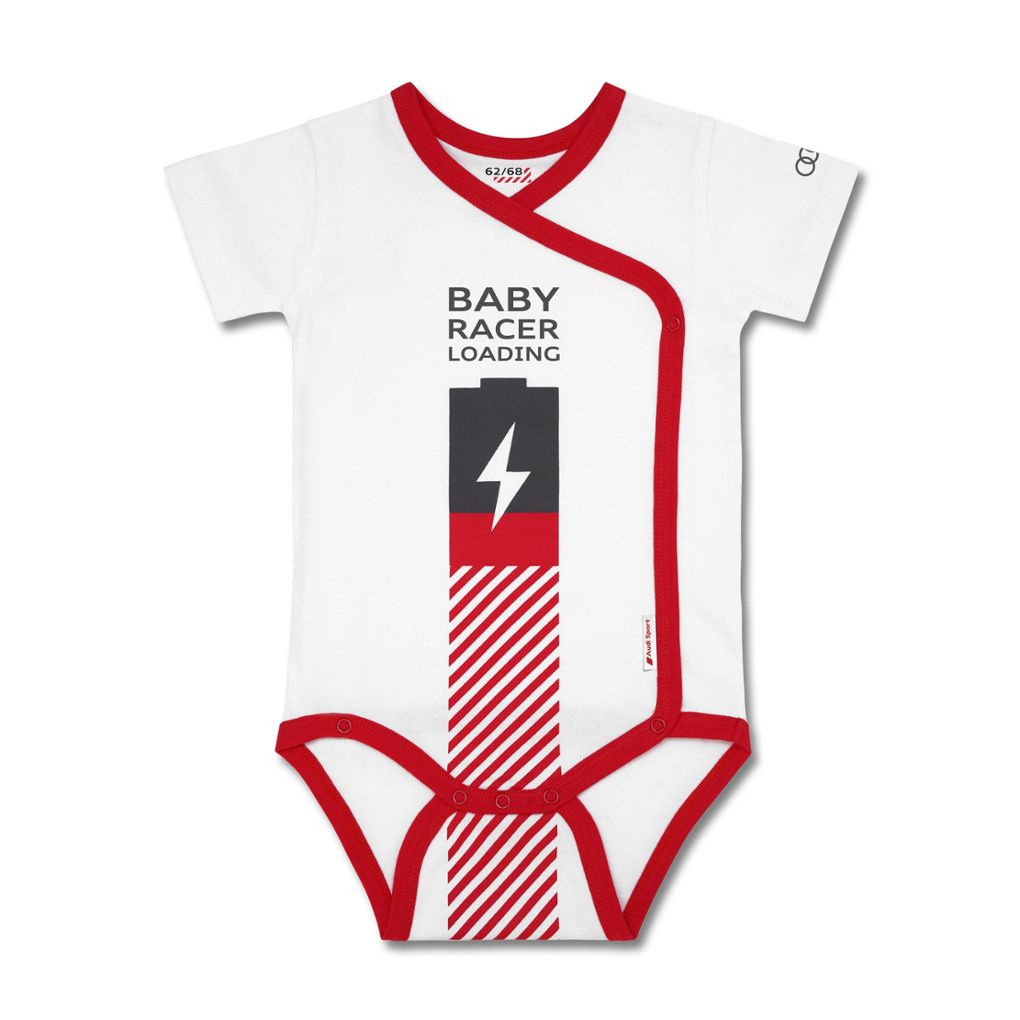 Audi Sport Racing bébi body, fehér