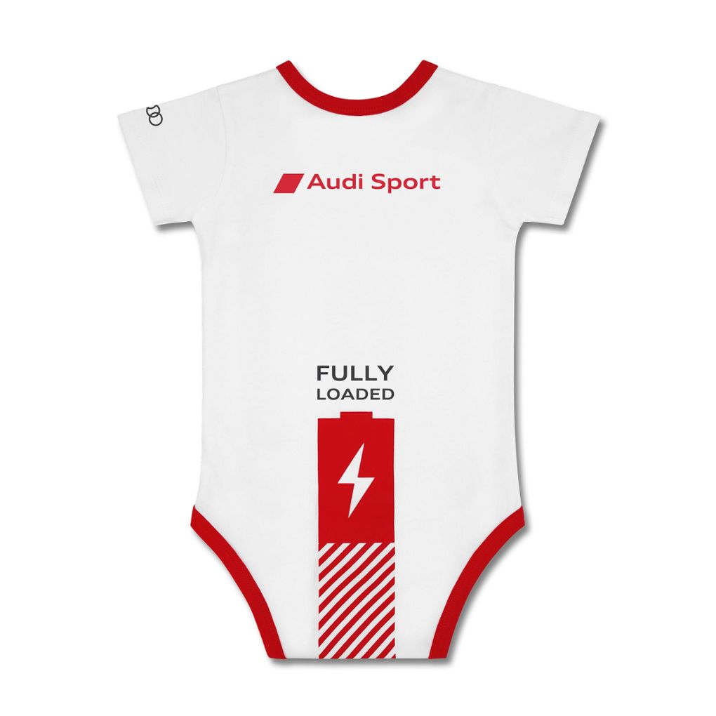 Audi Sport Racing bébi body, fehér