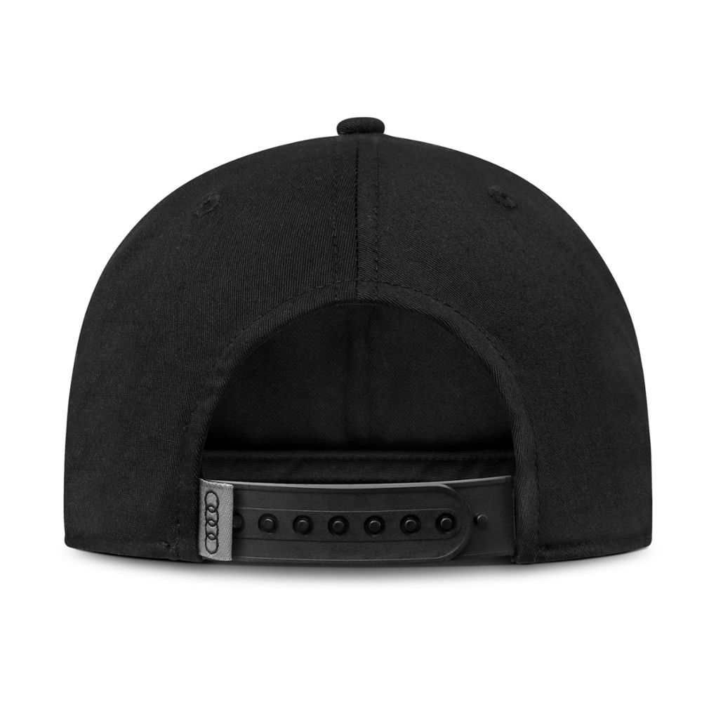 Audi quattro snapback sapka, fekete/szürke