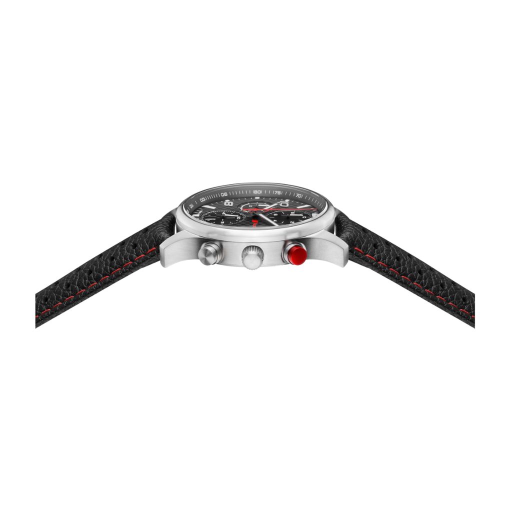 Audi Sport férfi kronográf, ezüst/fekete