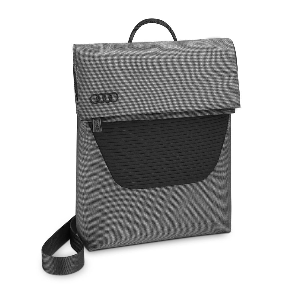Audi válltáska, fekete/szürke