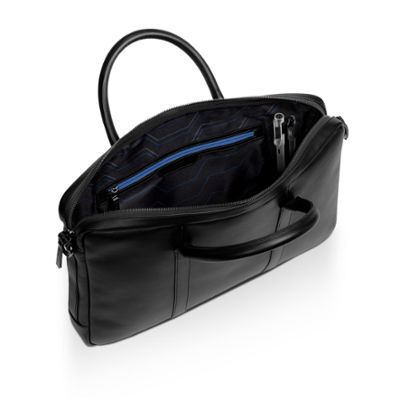 Audi bőr business táska, fekete