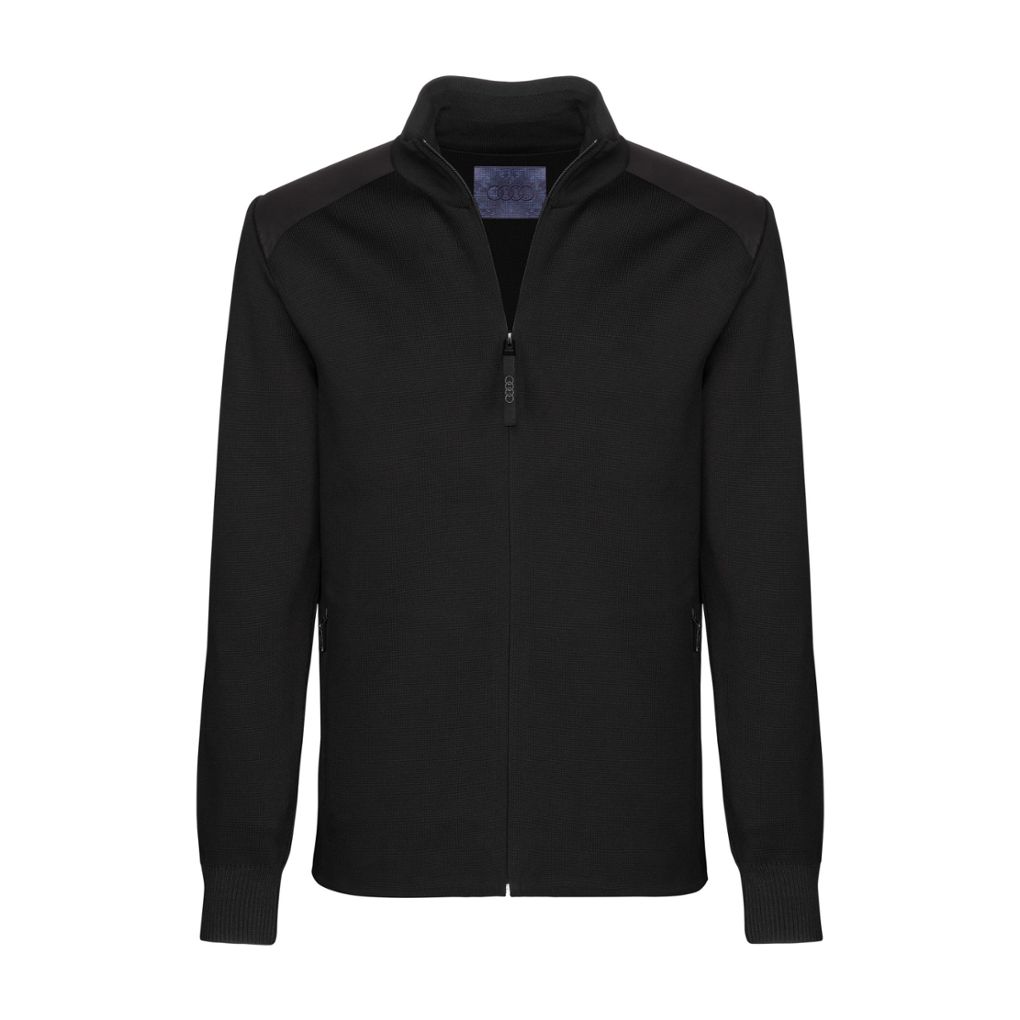 Audi férfi Tec dzseki, fekete