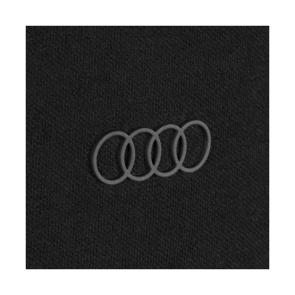 Audi férfi Tec póló, fekete