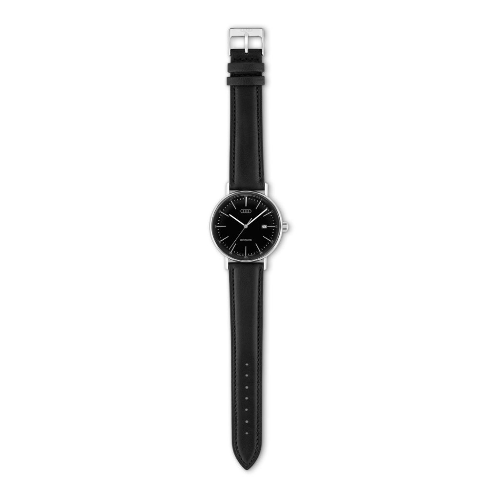 Audi automata karóra, ezüst/fekete (limitált kiadás)