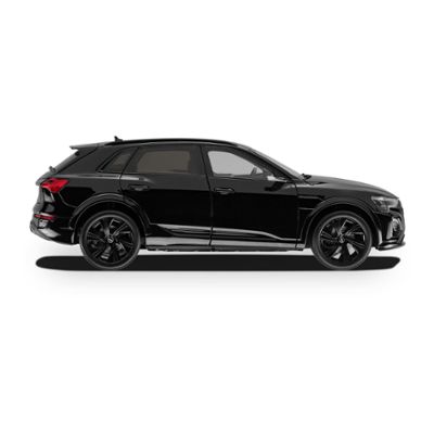 Audi Q8 e-tron modellautó, 1:18, mítoszfekete