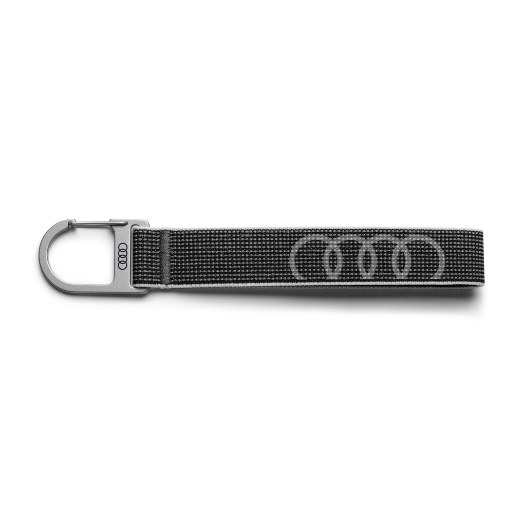 Audi hurkos kulcstartó, szürke