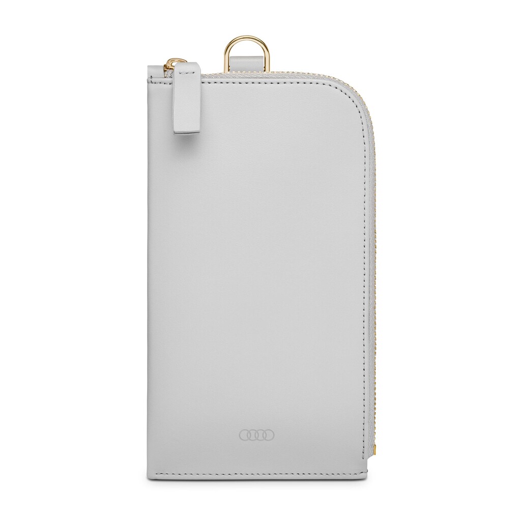 Audi női bőr mobiltok, szürke