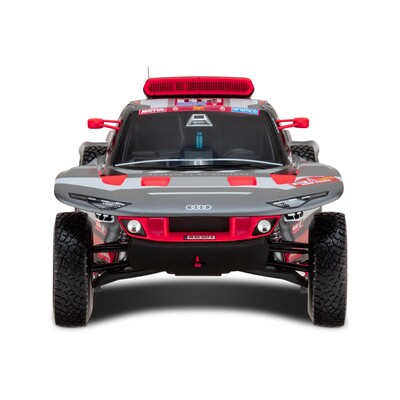 Audi RSQ e-tron modellautó, Dakar 2023, Ekström/Bergkvist, 1:18 méretarány