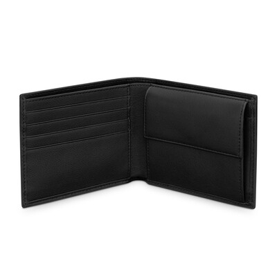 Audi férfi bőr pénztárca, fekete