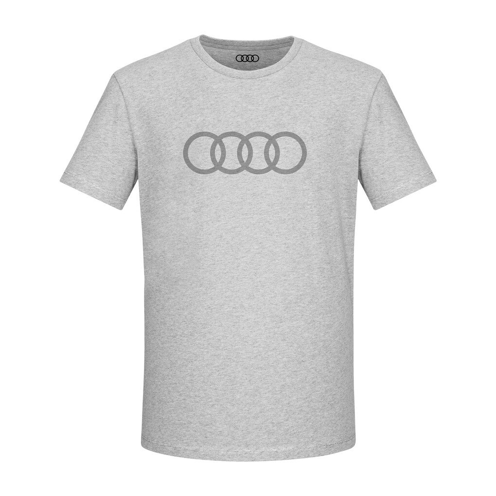 Audi férfi póló, szürke