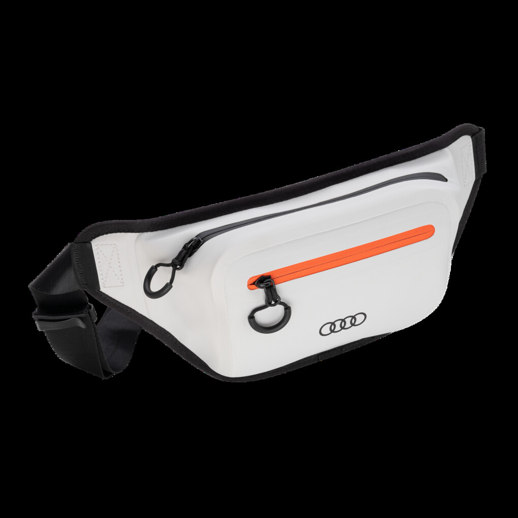 Audi vízálló övtáska, világosszürke