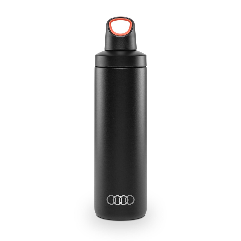 Audi rozsdamentes acél kulacs, fekete