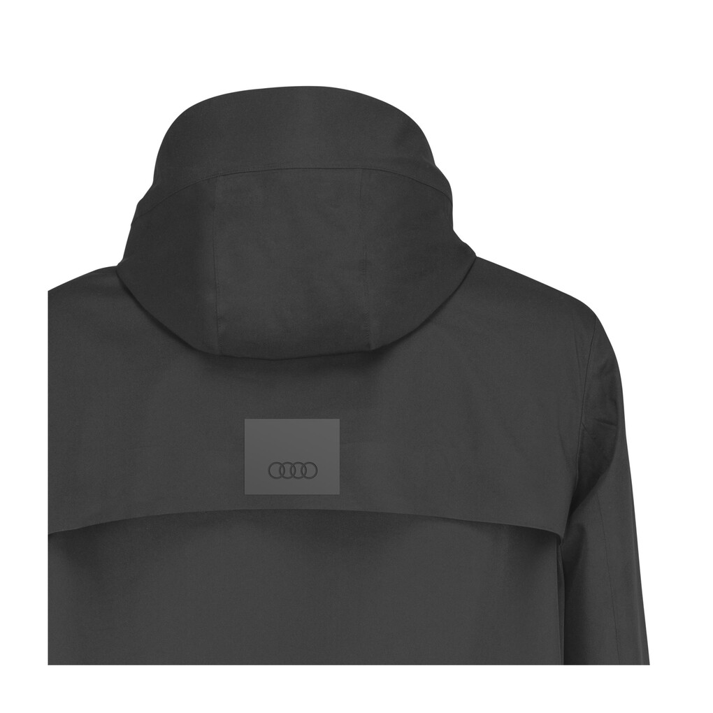 Audi férfi outdoor kabát, fekete