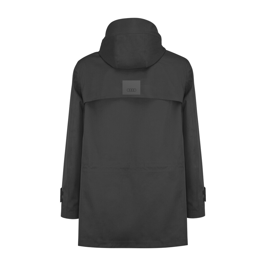 Audi férfi outdoor kabát, fekete