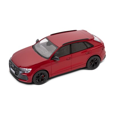 Audi RS Q8 PA modellautó, Chili-vörös metál, 1:43 méretarány