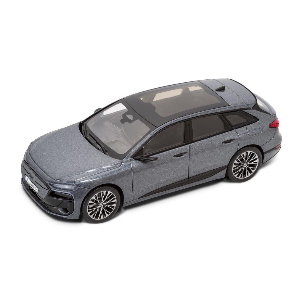 Audi A6 Avant e-tron modellautó, 1:43 méretarányban, Daytona-szürke