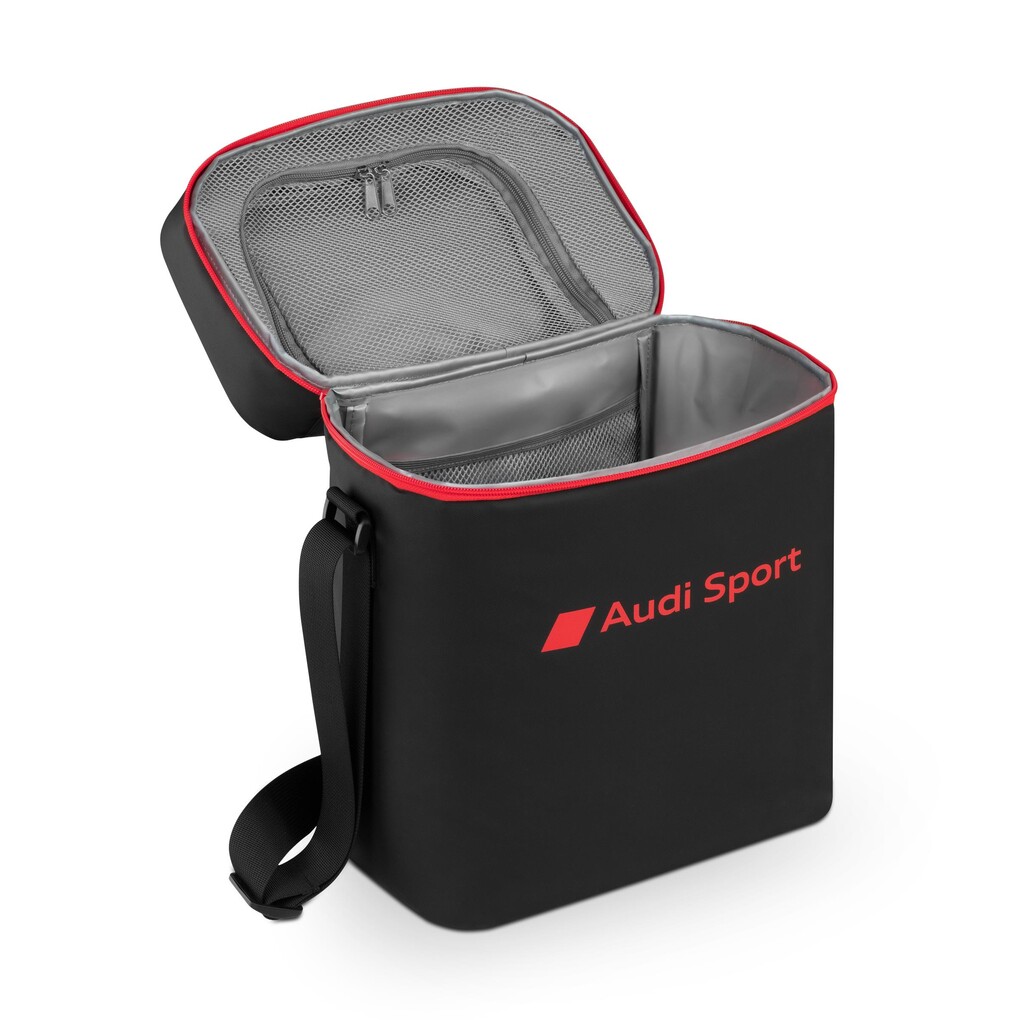 Audi Sport hűtőtáska, fekete/piros