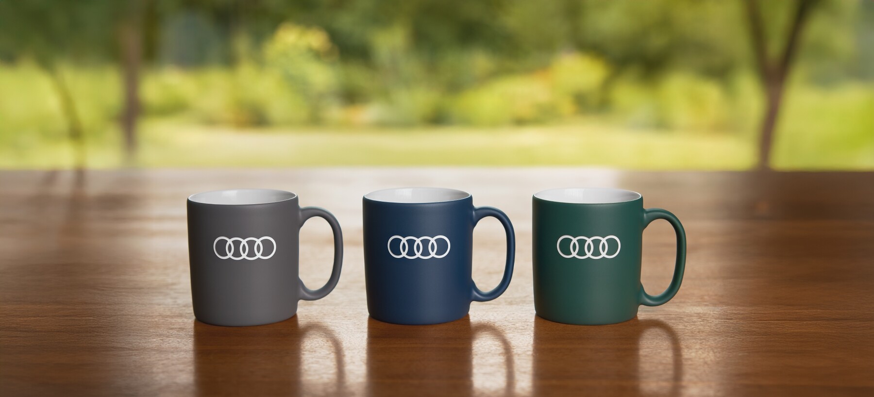 Audi bögre, zöld